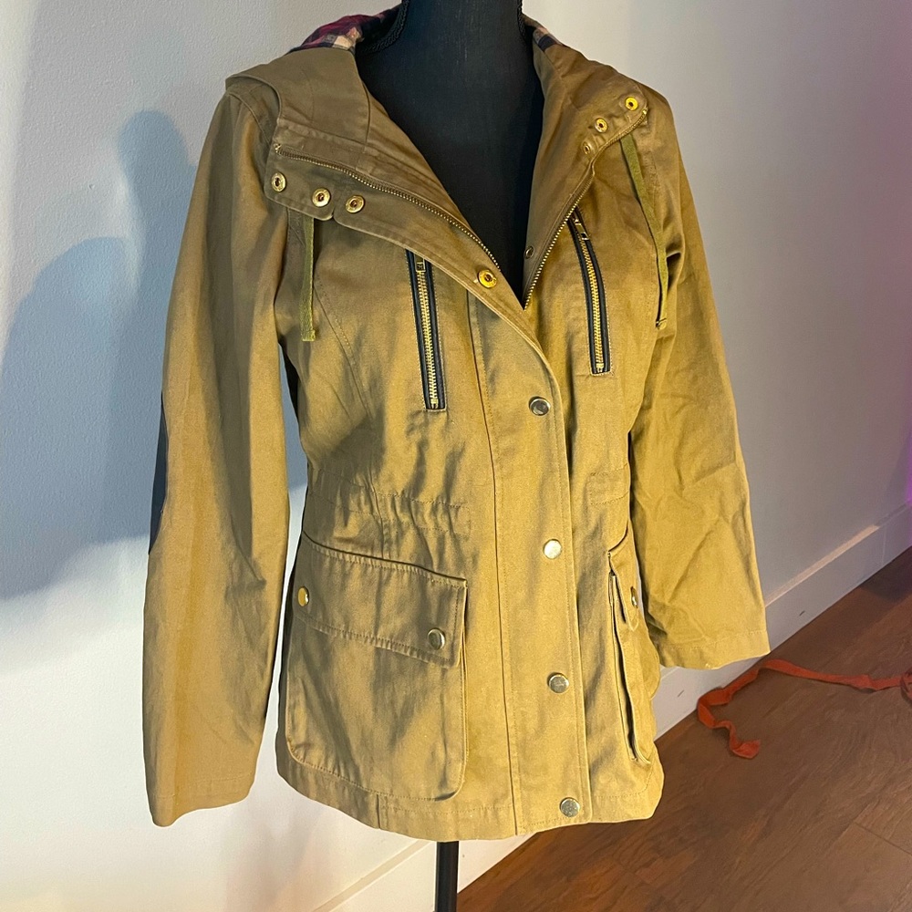 Double Zero army green utility jacket